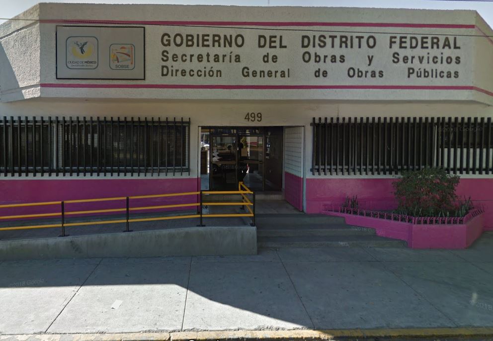 Dirección General de Obras Publicas Venustiano Carranza