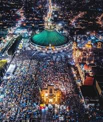 Vista aérea 12 de diciembre en la Basílica