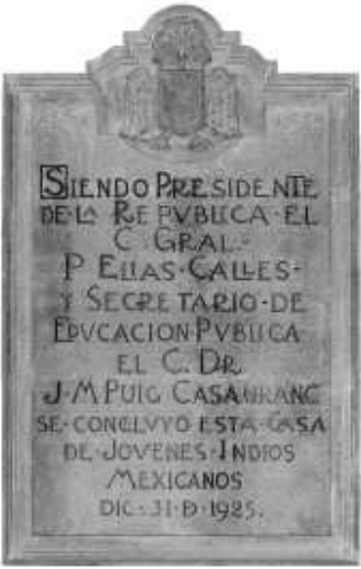 Archivo:Placa Antiguo Internado Nacional de Indios.png