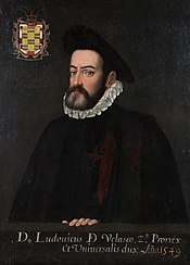 Don Luis de Velasco y Castilla, segundo virrey de la Nueva España