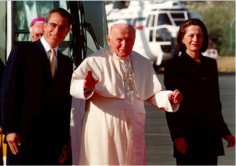 Ernesto Zedillo y Juan Pablo II