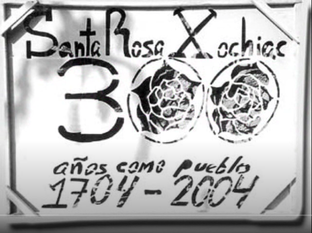 Archivo:Santa Rosa Xochiac 300 años como Pueblo.png