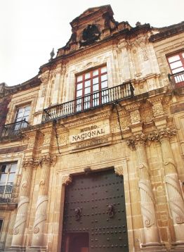 Portada principal Casa de Moneda de México, hoy Museo Nacional de las Culturas.