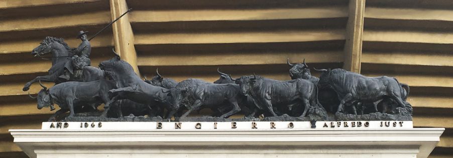 "Encierro", por Alfredo Just. Foto archivo wc