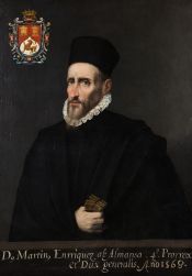 Don Martín Enriquez de Almansa y Ulloa, cuarto virrey de la Nueva España.